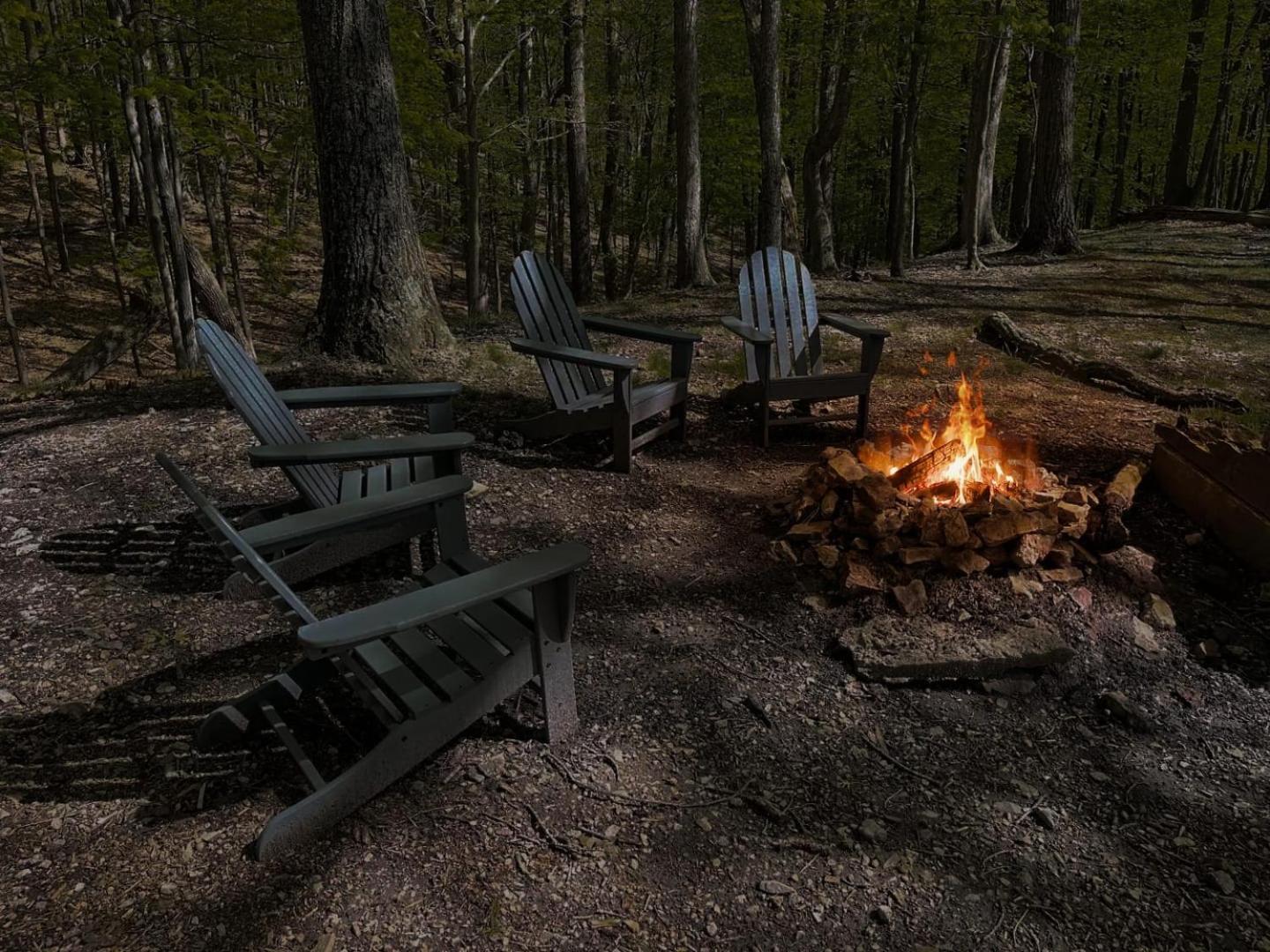 Hot Tub, Large Deck, Wifi, Fire Pit At Chalet Cabin Morton Grove Екстериор снимка